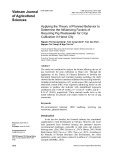 Applying the theory of planned behavior to determine the influencing factors of recycling pig wastewater for crop cultivation in Hanoi city