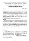 Nâng cao năng lực xây dựng ngân hàng câu hỏi trắc nghiệm khách quan đối với giảng viên trường Đại học Bà Rịa - Vũng Tàu