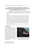 Research solutions for precast concrete revetments using ALB-rebar to retain coral sand for offshore islands in Vietnam