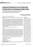 Áp dụng trí tuệ nhân tạo (AI) và IoT để xây dựng hệ thống giám sát và chẩn đoán lỗi động cơ điện