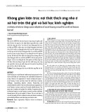 Không gian kiến trúc nội thất thích ứng nhà ở xã hội trên thế giới và bài học kinh nghiệm