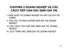 Bài giảng Xác định giá trị doanh nghiệp: Chương 2 - TS. Nguyễn Ngọc Quang