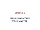 Bài giảng Cơ sở lập trình: Chương 2 - Tổng quan về lập trình máy tính