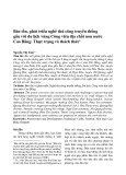 Bảo tồn, phát triển nghề thủ công truyền thống gắn với du lịch vùng Công viên địa chất non nước Cao Bằng: Thực trạng và thách thức