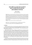 Phát triển du lịch ẩm thực tại một số quốc gia trên thế giới và bài học kinh nghiệm cho Việt Nam