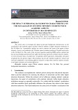 The impact of personal background characteristics on the socialization of ethnic minority students with academic aspects in universities in Ho Chi Minh City