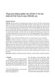 Tổng quan những nghiên cứu nổi bật về văn học thiếu nhi Việt Nam từ năm 1986 đến nay