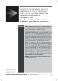 Recovery prognosis of aspects in patients with acute anterior circulation cerebral infarction undergoing mechanical thrombectomy