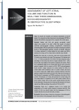 Assessment of left atrial volume and function in real time three dimensional echocardiography in obstructive sleep apnea