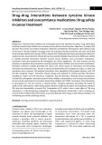 Drug-drug interactions between tyrosine kinase inhibitors and concomitance medications: Drug safety in cancer treatment