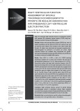 Right ventricular function assessment by speckle trackingechocardiography in patients on regular hemodialysis with preserved left ventricular ejection fraction