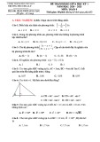 Đề thi giữa học kì 1 môn Toán lớp 9 năm 2024-2025 có đáp án - Trường THCS Hoa Lư, Thủ Đức (Đề tham khảo)