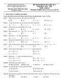 Đề thi giữa học kì 1 môn Toán lớp 8 năm 2024-2025 có đáp án - Trường THCS Ngô Chí Quốc, Thủ Đức (Đề tham khảo)