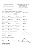 Đề thi giữa học kì 1 môn Toán lớp 9 năm 2024-2025 có đáp án - Trường THCS Thăng Long, Quận 3 (Đề tham khảo)