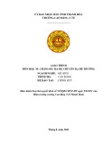 Giáo trình Chăm sóc bà mẹ chuyển dạ đẻ thường (Ngành: Hộ sinh - Trình độ: Cao đẳng) - Trường Cao đẳng Y tế Thanh Hoá