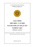 Giáo trình Y xã hội (Ngành: Kỹ thuật xét nghiệm y học - Trình độ: Cao đẳng) - Trường Cao đẳng Y tế Thanh Hoá