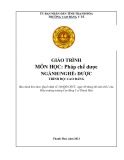 Giáo trình Pháp chế dược (Ngành: Dược - Trình độ: Cao đẳng) - Trường Cao đẳng Y tế Thanh Hoá