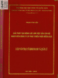 Luận văn Thạc sĩ Kinh doanh và quản lý: Giải pháp tạo động lực làm việc của cán bộ nhân viên Công ty CP Phát triển phần mềm Asia