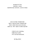 Báo cáo thực tế bệnh viện: Nhật ký thực tế bệnh viện và phân tích case lâm sàng khoa Tai - Mũi - Họng và khoa Nội tiết