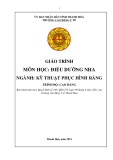 Giáo trình Điều dưỡng nha (Ngành: Kỹ thuật phục hình răng - Trình độ: Cao đẳng) - Trường Cao đẳng Y tế Thanh Hoá