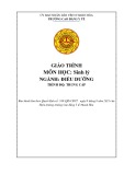 Giáo trình Sinh lý (Ngành: Điều dưỡng - Trình độ: Trung cấp) - Trường Cao đẳng Y tế Thanh Hoá