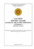 Giáo trình Giải phẫu (Ngành: Kỹ thuật phục hình răng - Trình độ: Cao đẳng) - Trường Cao đẳng Y tế Thanh Hoá