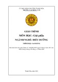 Giáo trình Giải phẫu (Ngành: Điều dưỡng - Trình độ: Cao đẳng) - Trường Cao đẳng Y tế Thanh Hoá