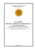 Giáo trình Kiểm soát nhiễm khuẩn (Ngành: Hộ sinh - Trình độ: Cao đẳng) - Trường Cao đẳng Y tế Thanh Hoá