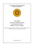 Giáo trình Sức khỏe môi trường (Ngành: Điều dưỡng - Trình độ: Cao đẳng) - Trường Cao đẳng Y tế Thanh Hoá