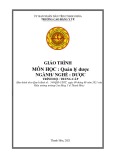 Giáo trình Quản lý dược (Ngành: Dược - Trình độ: Trung cấp) - Trường Cao đẳng Y tế Thanh Hoá