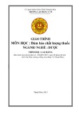 Giáo trình Đảm bảo chất lượng thuốc (Ngành: Dược - Trình độ: Cao đẳng) - Trường Cao đẳng Y tế Thanh Hoá