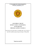 Giáo trình Lý thuyết vi sinh - ký sinh trùng (Ngành: Hộ sinh - Trình độ: Cao đẳng) - Trường Cao đẳng Y tế Thanh Hoá