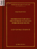 Luận văn Thạc sĩ Kinh doanh và quản lý:  Hoàn thiện cơ cấu tổ chức quản lý Công ty cổ phần Đầu tư và Kinh doanh Bất động sản Hà Nội Sông Hồng