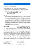 Thực trạng trầm cảm và một số yếu tố liên quan ở người nhiễm HIV/AIDS tại Việt Nam, giai đoạn 2012 – 2022