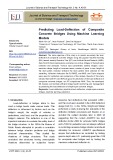 Predicting load-deflection of composite concrete bridges using machine learning models