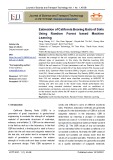 Estimation of California Bearing Ratio of soils using Random Forest based machine learning