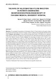 The rate of helicobacter pylori infection in patients undergoing oesophagogastroduodenoscopy at Thai Binh Medical University Hospital