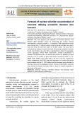 Forecast of surface chloride concentration of concrete utilizing ensemble decision tree boosted