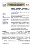 Analysing temperature distributions in turbine first-stage rotor blades of a helicopter turboshaft engine