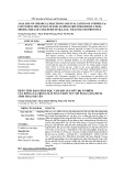 Analysis of chemical fractions and evaluation of copper (Cu) contaminated levels in soil samples obtained from a Pb/Zn mining site located in Hich village, Thai Nguyen province