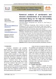 Numerical analysis of aerodynamic and structure characteristics of an autonomous unmanned flying car for high-rise building rescue operations in urban area