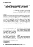 Changes of clinical characteristics in patients after allogeneic umbilical cord derived mesenchymal stem cell transplantation