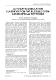 Automatic modulation classification for flexible OFDM-based optical networks