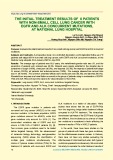 The initial treatment results of 6 patients with non-small cell lung cancer with EGFR and ALK concurrent mutations, at National Lung Hospital