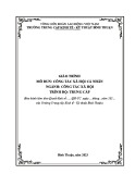 Giáo trình Công tác xã hội cá nhân (Ngành: Công tác xã hội - Trình độ: Trung cấp) - Trường Trung cấp Kinh tế - Kỹ thuật Bình Thuận