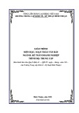 Giáo trình Soạn thảo văn bản (Ngành: Lập trình máy tính - Trình độ: Trung cấp) - Trường Trung cấp Kinh tế - Kỹ thuật Bình Thuận