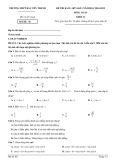 Đề thi giữa học kì 1 môn Toán lớp 11 năm 2024-2025 có đáp án - Trường THPT Bắc Yên Thành, Nghệ An