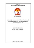 Đề án tốt nghiệp Quản lý kinh tế: Hoàn thiện quản lý đầu tư công từ nguồn ngân sách nhà nước của Uỷ ban nhân dân huyện Ea H’Leo, tỉnh Đắk Lắk