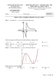 Đề thi giữa học kì 1 môn Toán lớp 12 năm 2024-2025 có đáp án - Trường THPT Huỳnh Thúc Kháng, Quảng Nam