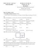 Đề thi giữa học kì 1 môn Toán lớp 6 năm 2024-2025 có đáp án - Phòng GD&ĐT Giao Thủy